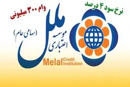 یک ماهه وام بگیرید؛ وام ۳۰۰ میلیون تومانی طرح تسهیلاتی “همای ملل” با کارمزد ۴ درصد/جزییات