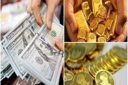 نرخ ارز، دلار، سکه، طلا و یورو دوشنبه ۲۰ مرداد 1404/ کاهش قیمت طلا