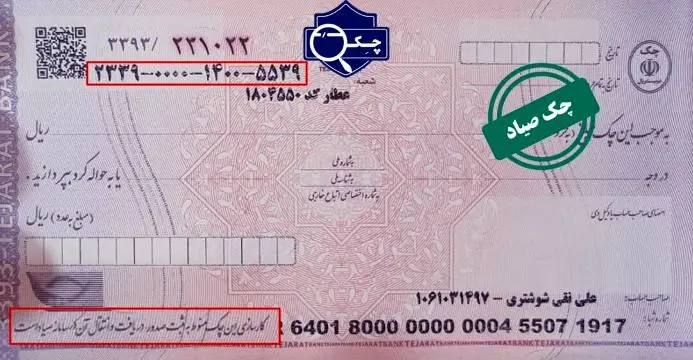 آیا چک صیادی به نام اتباع ثبت میشود؟