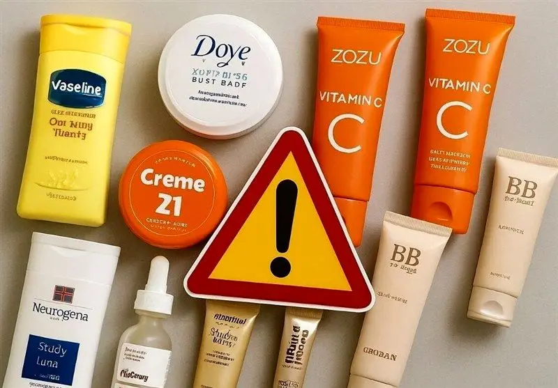 اسامی فرآورده‌های پوستی فاقد مجوز بهداشتی اعلام شد