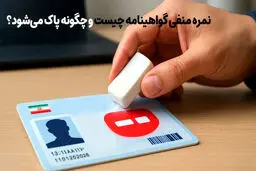 نمره منفی گواهینامه به علت چه جرایمی، ثبت می شود؟