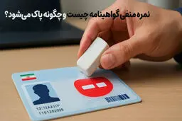 نمره منفی گواهینامه به علت چه جرایمی، ثبت می شود؟