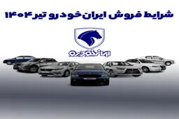 فروش ایران خودرو در تیر ۱۴۰۴ تا چه زمانی ادامه دارد؟ +اینفوگرافی فروش محصولات و قیمت