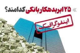 ۲۵ ابربدهکار بانکی کدامند؟