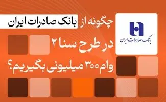 شرایط دریافت وام ۳۰۰ میلیونی بانک صادرات/ بدون ضامن و با اقساط بلندمدت