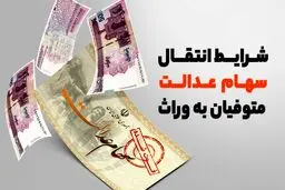 جزئیات جدید از انتقال سهام عدالت متوفیان به وراث بعد از سال ۹۹