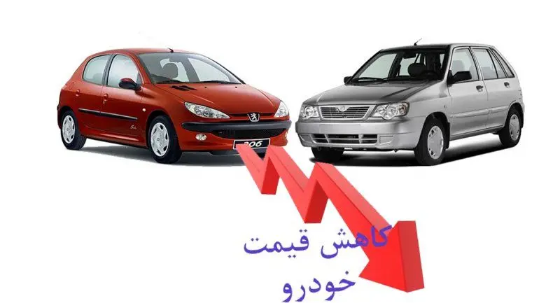 ریزش قیمت‌ها در بازار خودرو / کاهش 200 میلیون تومانی این خودرو