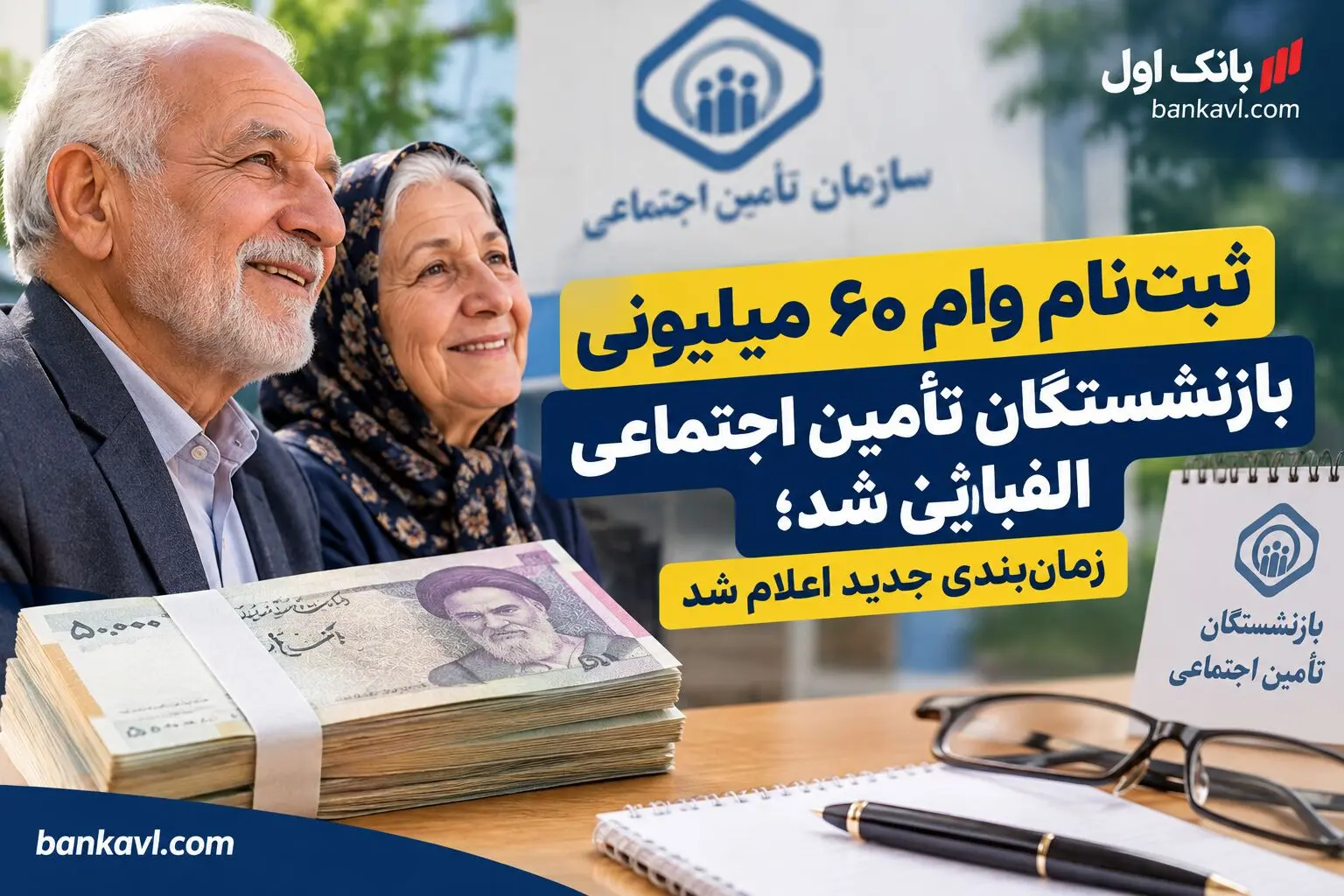 ثبت‌نام وام ۶۰ میلیونی بازنشستگان تأمین اجتماعی الفبایی شد/ زمان‌بندی جدید اعلام شد