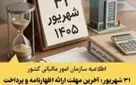 جزئیات تقسیط مالیات عملکرد 1404 اشخاص حقوقی