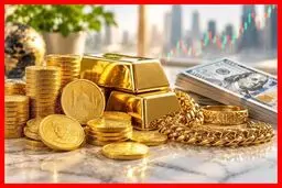 نرخ ارز دلار، طلا  سکه و یورو امروز دوشنبه ۴ آبان ۱۴۰۵/ افزایش قیمت طلا و دلار
