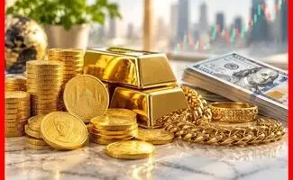نرخ ارز دلار، طلا  سکه و یورو امروز دوشنبه ۴ آبان ۱۴۰۵/ افزایش قیمت طلا و دلار