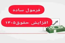 فرمول محاسبه حقوق 1405