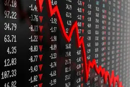 افت  ۴۷ درصدی شاخص کل بورس