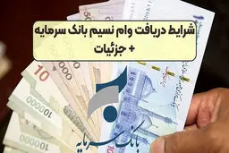 شرایط وام  300 میلیونی بانک سرمایه باسود چهار درصد