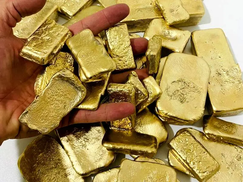 قیمت طلای خام داخلی بیش از ۴ درصد بالا رفت