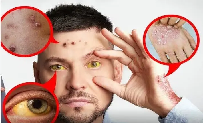 5 نشانه برای تشخیص کبد چرب از روی صورت