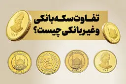تفاوت سکه بانکی و غیر بانکی چیست؟