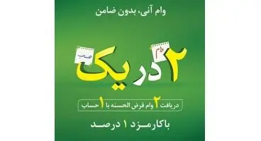 دریافت وام قرض الحسنه آنی؛ بدون ضامن و با کارمزد ۱ درصد