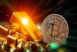 هر کیلوگرم  طلا = یک عدد بیت‌کوین!