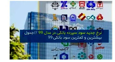 بیشترین نرخ سود بانک‌ها در سال ۹۹+ (جدول نرخ سودها)