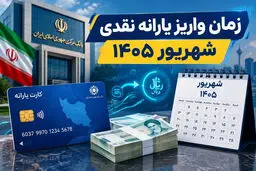 یارانه نقدی شهریور از فردا واریز می‌شود؛ زمان پرداخت یارانه اعلام شد
