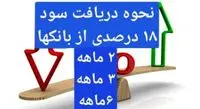 نحوه دریافت سود 18 درصدی از سپرده گذاری کوتاه مدت 4و٬2 و 6 ماهه در بانکها