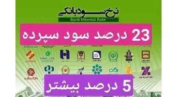 معرفی دو بانک که 23 درصد سود سپرده ( تا 5 درصد بیشتر از سایر بانک ها  ) به مشتریان  دادند