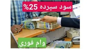 کدام بانک ها سود 25 درصدی به سپرده  و وام فوری  3 روزه می دهند؟