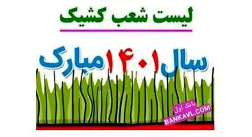 لیست شعب کشیک بانک ها در ایام تعطیلات نوروزی
