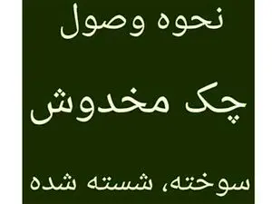 قانون وصول چک مخدوش / چک را چند بار می توان پشت نویسی کرد ؟