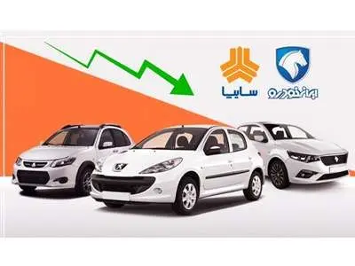 سقوط سنگین قیمت‌ها در بازار خودروی ایران+ جدول قیمت