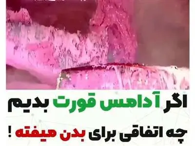اگر آدامس را قورت دهیم چه می‌شود؟