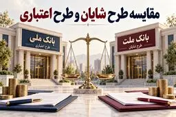مقایسه طرح شایان بانک ملت و اعتبار ملی بانک ملی؛ کدام وام در سال ۱۴۰۵ به‌صرفه‌تر است؟