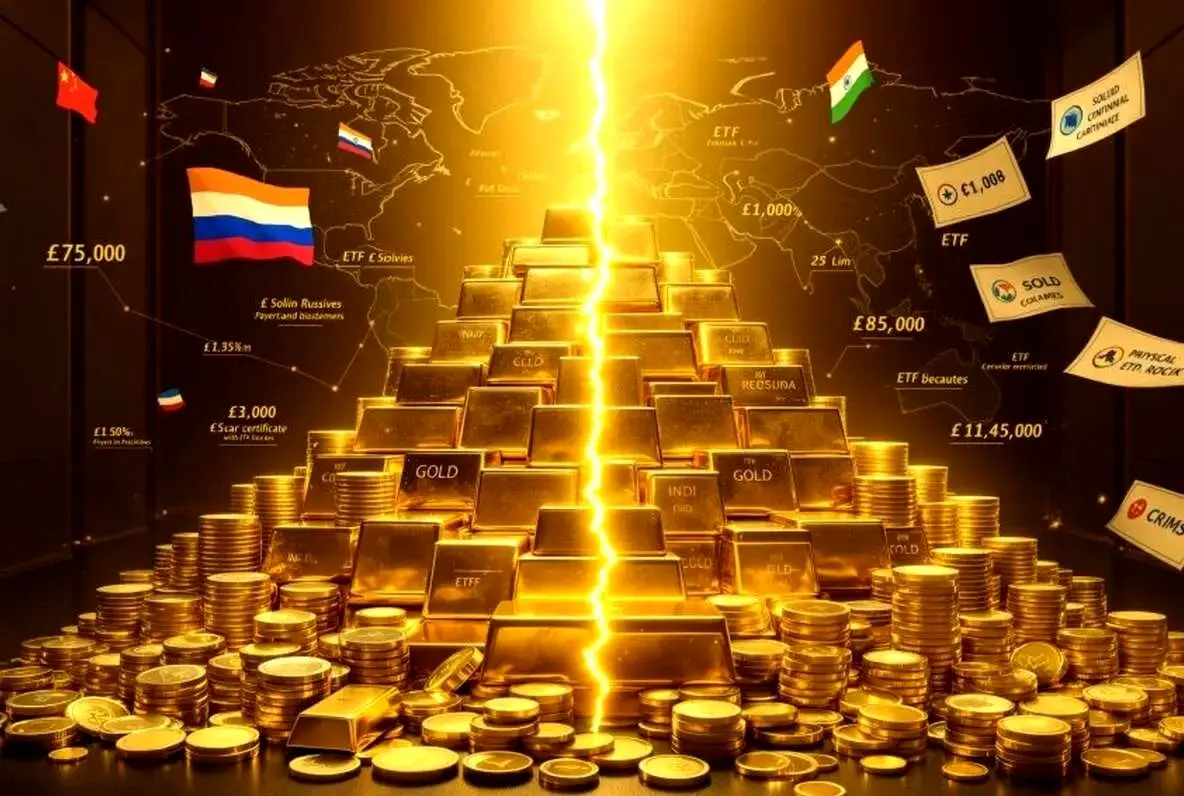 پیش‌بینی ۱۰ بانک از آینده طلا + اینفوگرافی