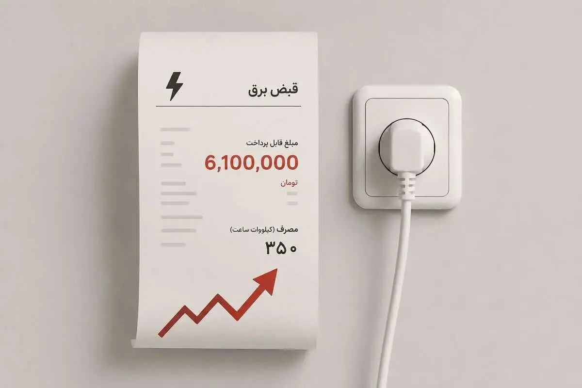 علت افزایش مبلغ قبوض برق چیست ؟
