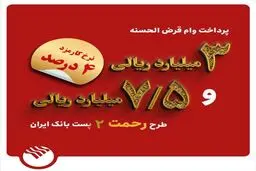 وام آسان با کمترین کارمزد / همه ی جزئیات طرح «رحمت ۳» پست بانک 