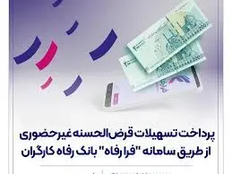 دریافت وام غیرحضوری بانک رفاه با کارمزد ۴ درصد + جزئیات