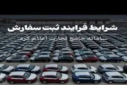 شرایط جدید فرایند ثبت سفارش خودروهای سواری اعلام شد