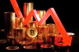 سقوط بیت‌کوین به کف قیمت ۶ هفته‌ای
