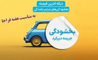 بخشودگی دیرکرد جرایم رانندگی به مناسبت هفته فراجا
