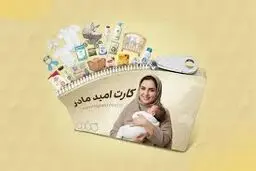 کارت امید مادران، ماهی ۲ میلیون تومان شارژ می‌شود