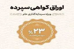 فروش اوراق ودیعه بانک مرکزی با نرخ 27.5 درصد در بانک رفاه کارگران آغاز شد