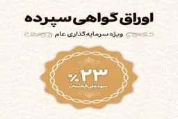 فروش اوراق ودیعه بانک مرکزی با نرخ 27.5 درصد در بانک رفاه کارگران آغاز شد