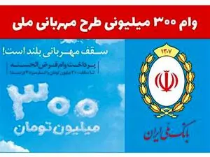 وام قرض الحسنه ۳۰۰ میلیون تومانی بانک ملی به چه کسانی تعلق می‌گیرد؟
