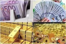 نرخ ارز دلار، طلا  سکه و یورو امروز  ۱ مهر ۱۴۰۵/ کاهش قیمت ها