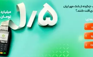 اصناف چگونه از بانک مهر ایران وام دریافت کنند؟جدول پرداخت وام 