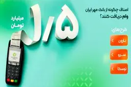 اصناف چگونه از بانک مهر ایران وام دریافت کنند؟جدول پرداخت وام 