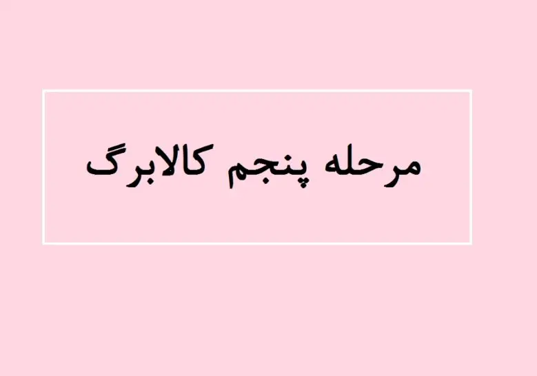 3 تغییر بزرگ در مرحله پنجم کالابرگ الکترونیکی