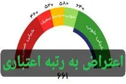 شماره تماس ثبت اعتراض به رتبه اعتبار سنجی دریافت وام /تبدیل رتبه اعتباری EوDبه CوB