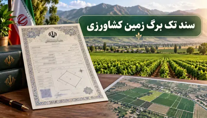 شرط مهم برای دریافت سند تک‌برگ کشاورزی اعلام شد
